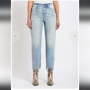 Frame Denim Le Original Distressd Light Blue Jeans